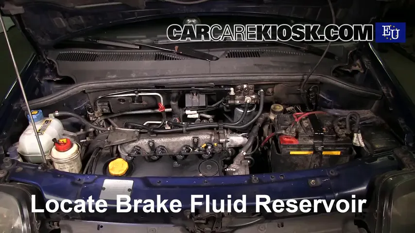 2003 Fiat Doblo Malibu 1.9L 4 Cyl. Diesel Brake Fluid Add Fluid